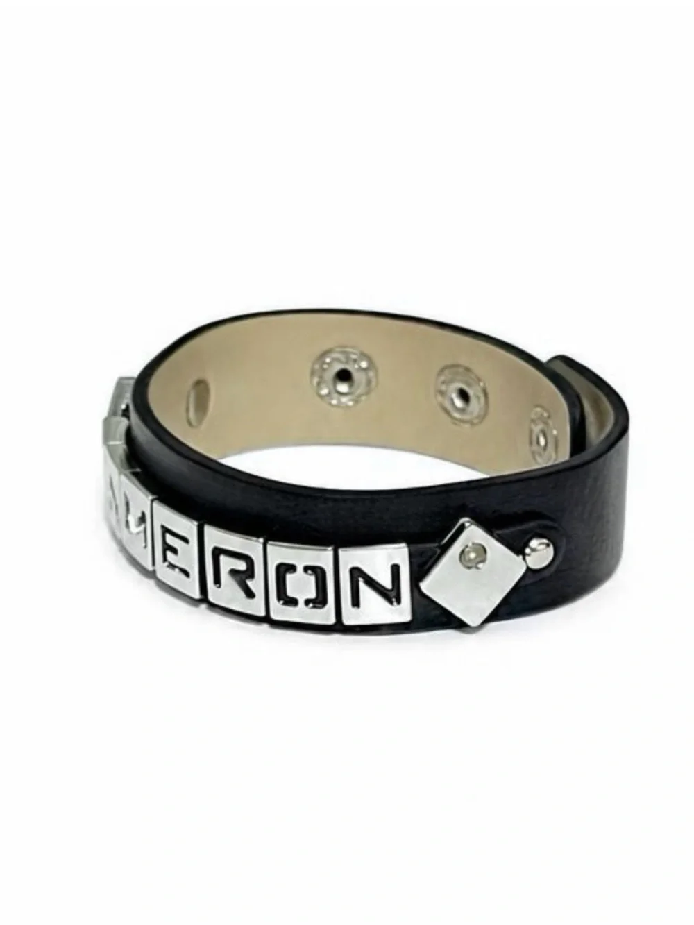 Cameron Chain ID Bracelet & Leather Snap Bracelet